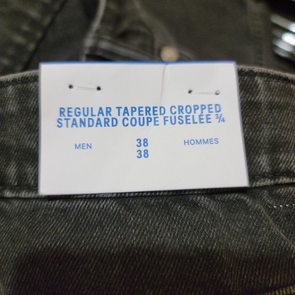 NWT H&M Denim Men's Jeans. Regular Tappered Cropped. - Picture 3 of 7
